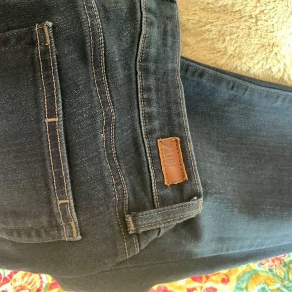 Paige Verdugo Ankle Straight Snapdragon Mid Rise Stretch Boho Jeans Size 29 - Picture 6 of 8